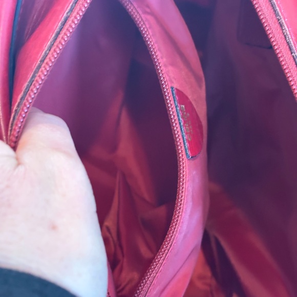 Celine Red Tote with Gold Details - Picture 15 of 16